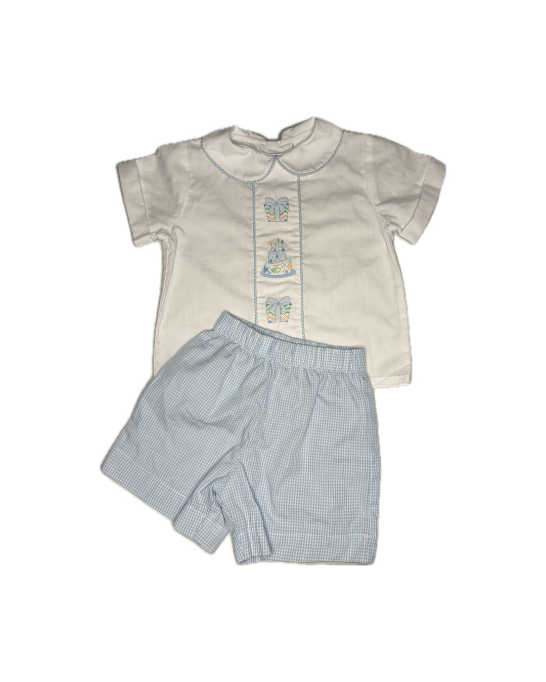 12M Bailey Boys Birthday Celebration Short Set