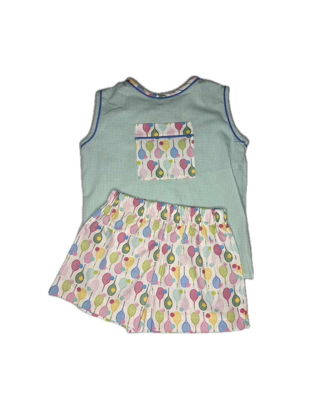 3T/4T PBJ Colorful Tennis Pocket Short Set