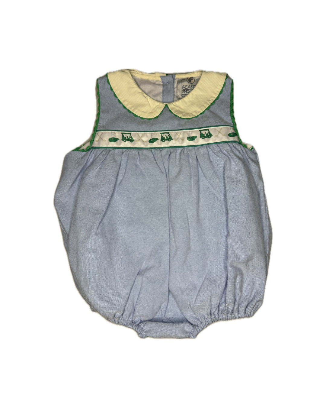 3M Seaside Smocked Golf Ribbon Ric Rac Chambray Bubble