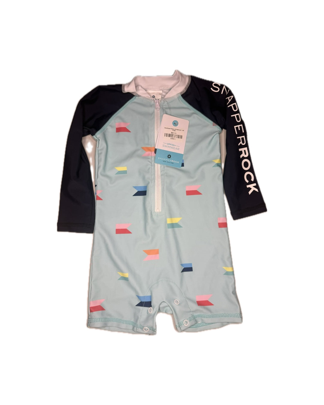 0/6M Snapper Rock Nautical Flag Rashguard