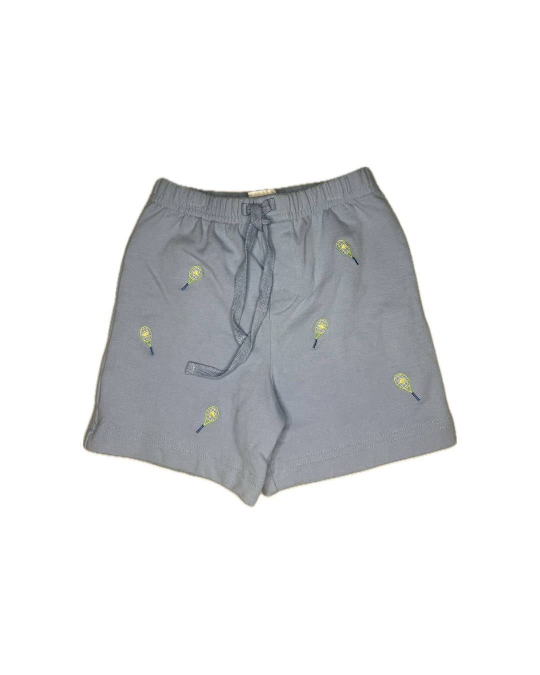 4T Florence Eiseman Tennis Embroidered Knit Shorts