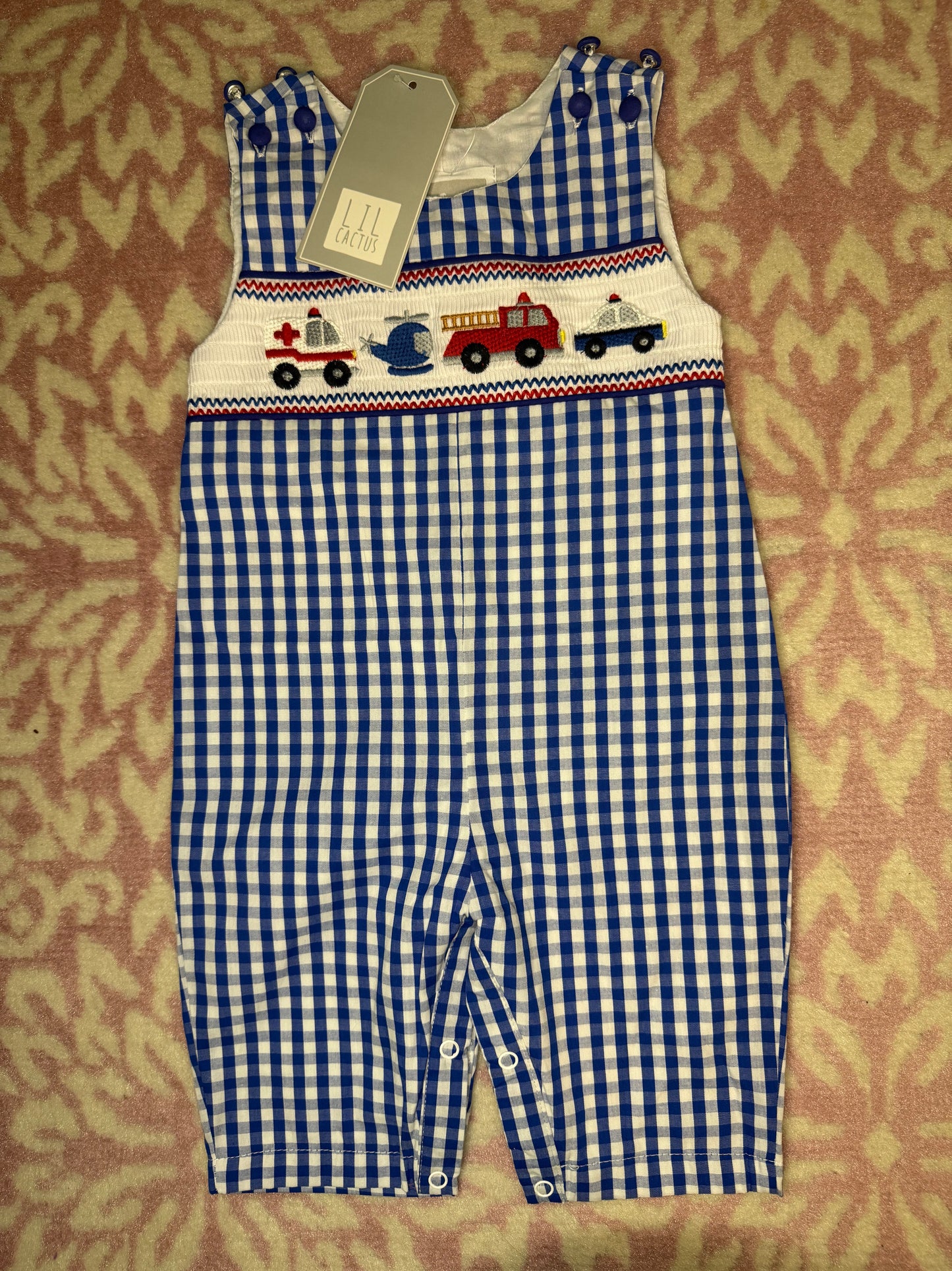 3/6M Lil Cactus Vehicle Royal Blue Longall