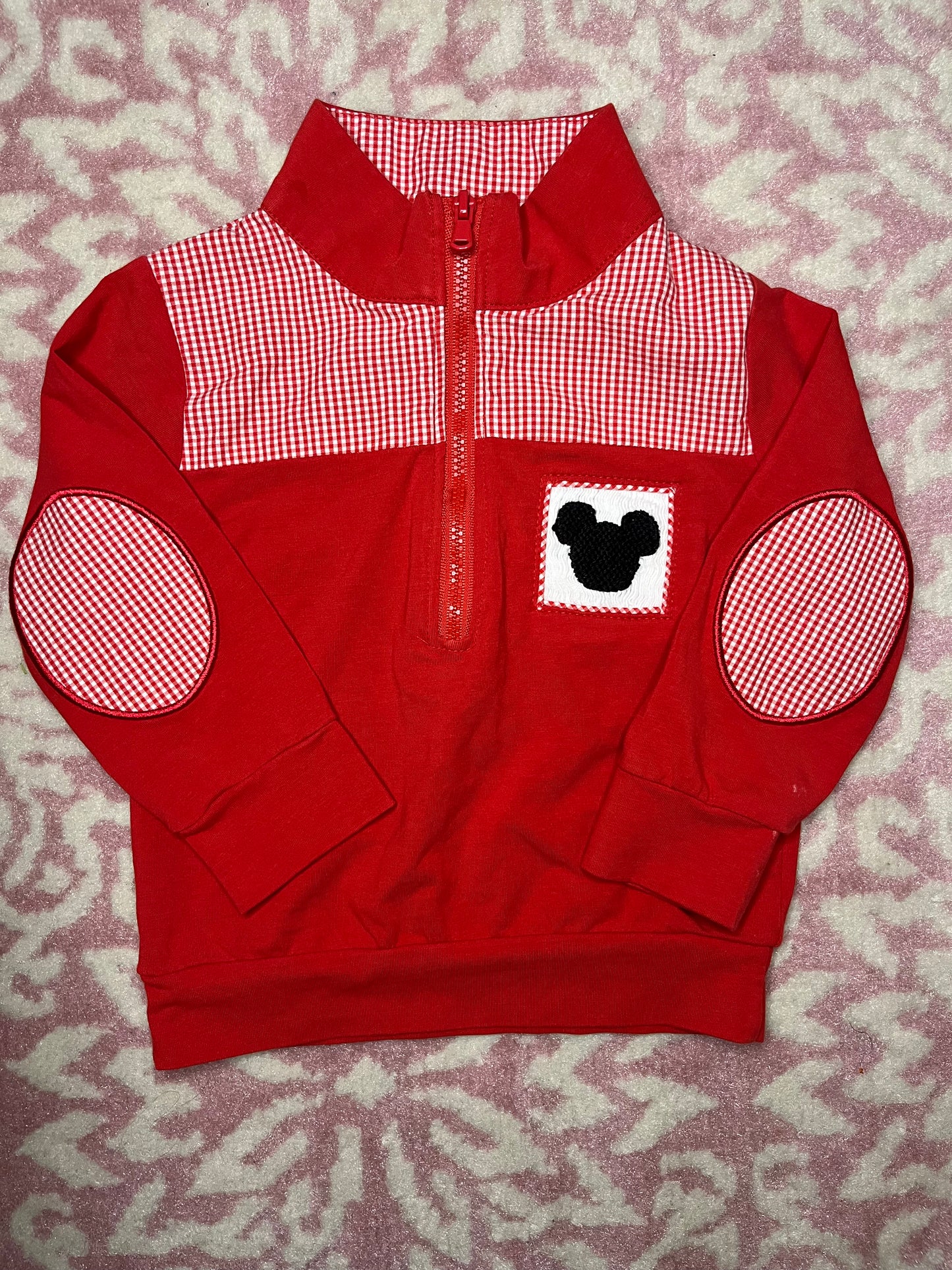 12M Mickey 1/4 Zip
