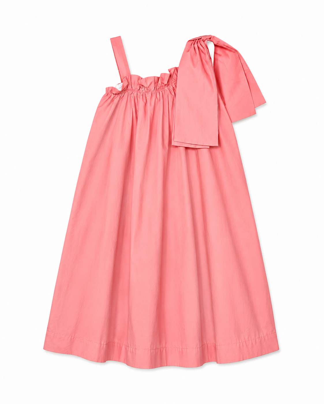 14 TBBC Bow Shoulder Coral Dress