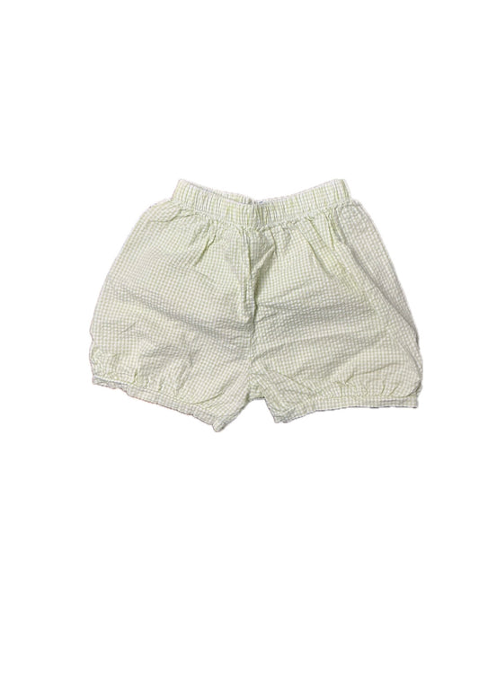 2T Little English Light Green Seersucker Short