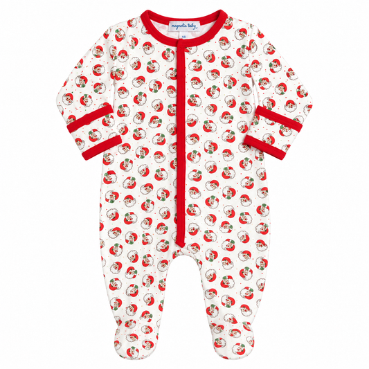3M Magnolia Baby Winking Santa Footie Pajama