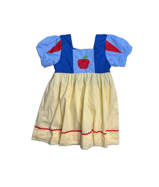 2T Pleats and Stitches Snow White Dress