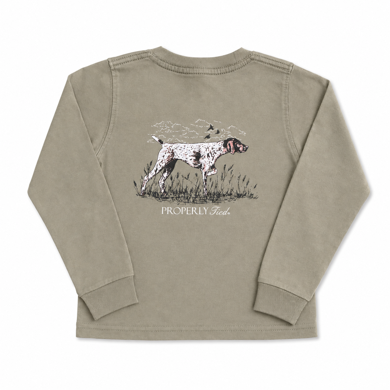 18M Properly Tied LS Pointer Tee