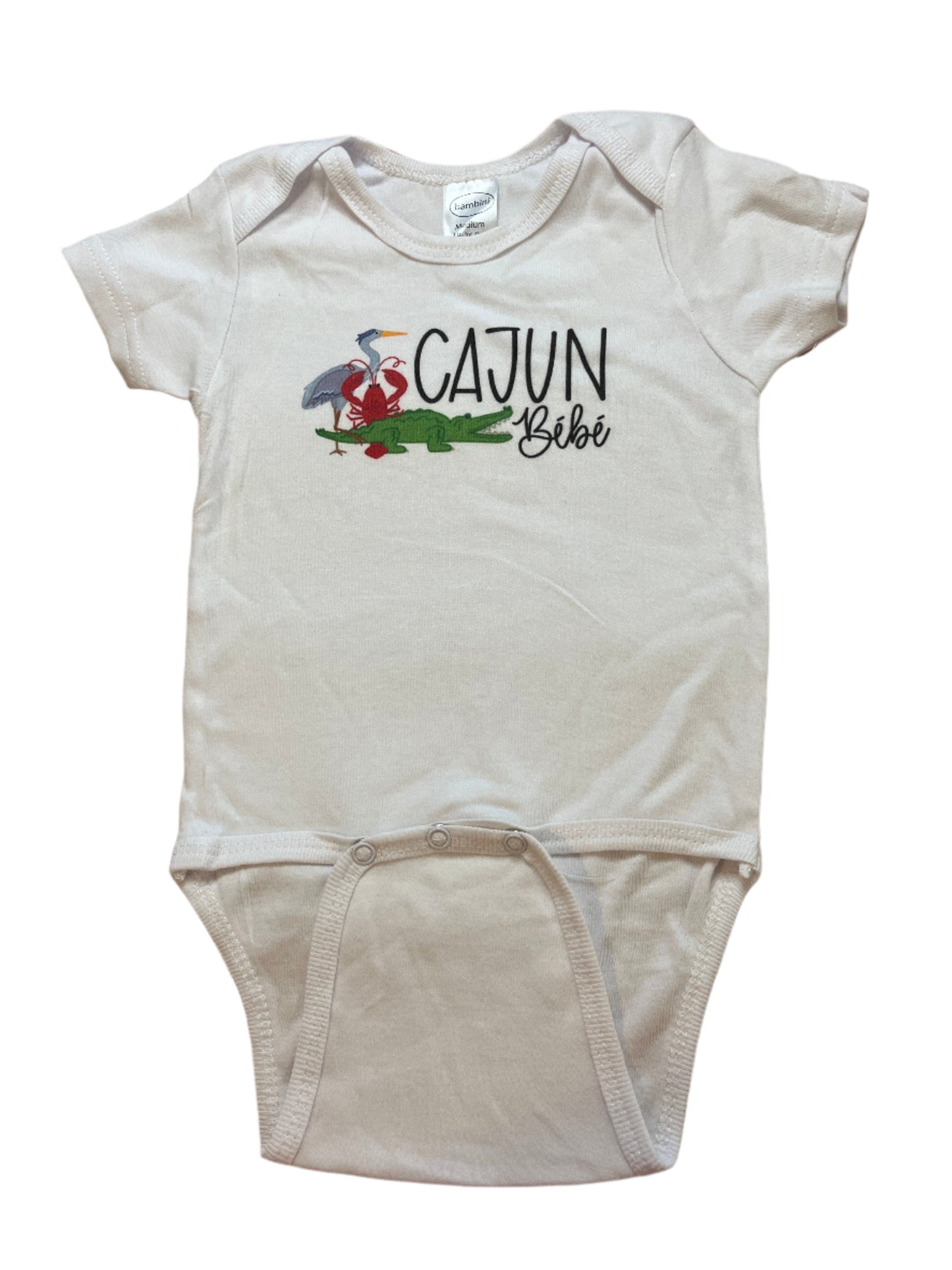 Medium (19-26lbs) Cajun Bébé onesie