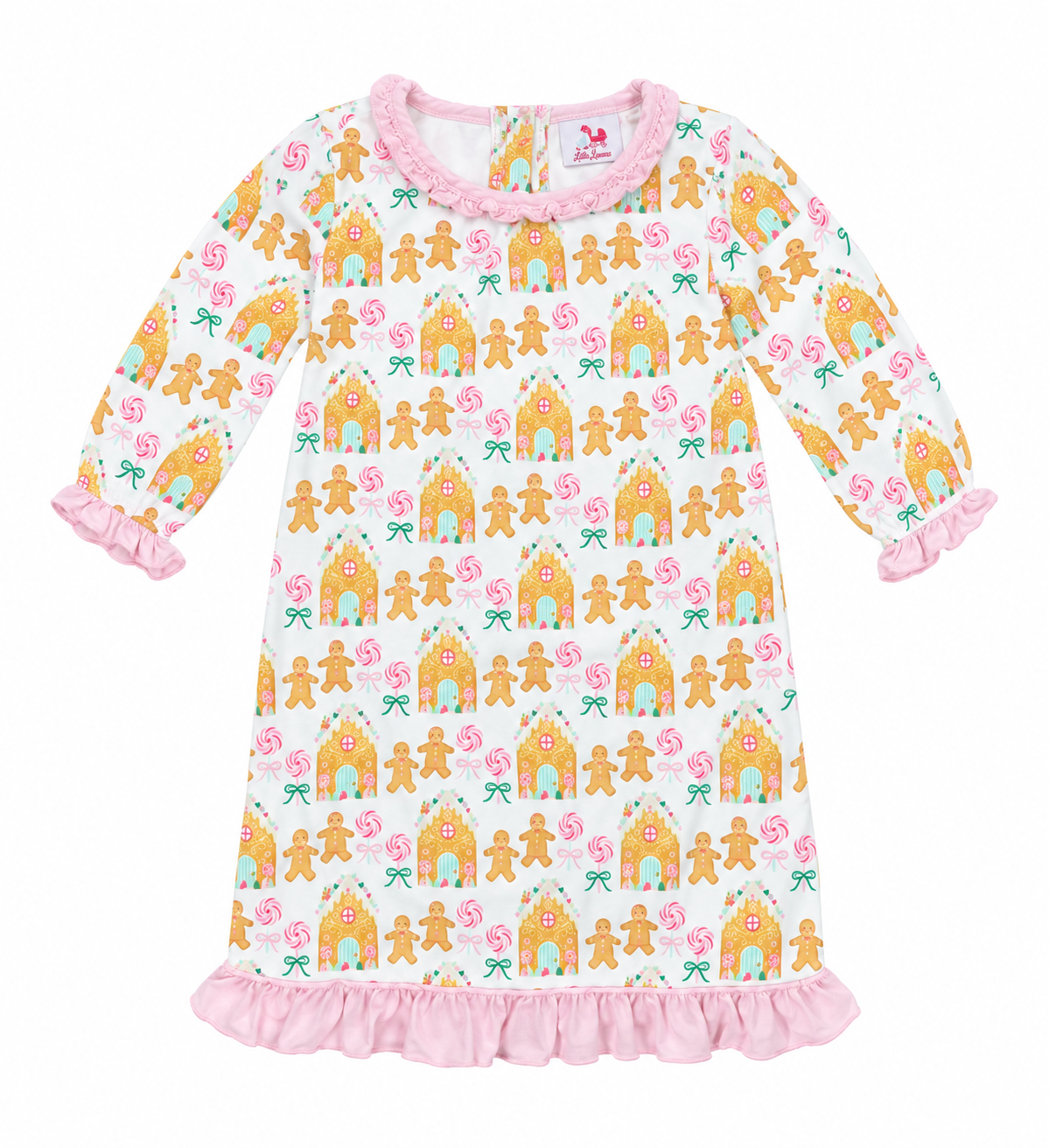 9 Little Louanne Gingerbread Nightgown