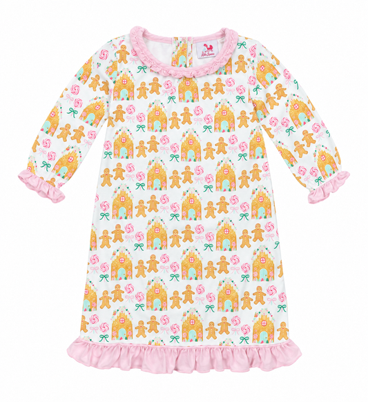 9 Little Louanne Gingerbread Nightgown