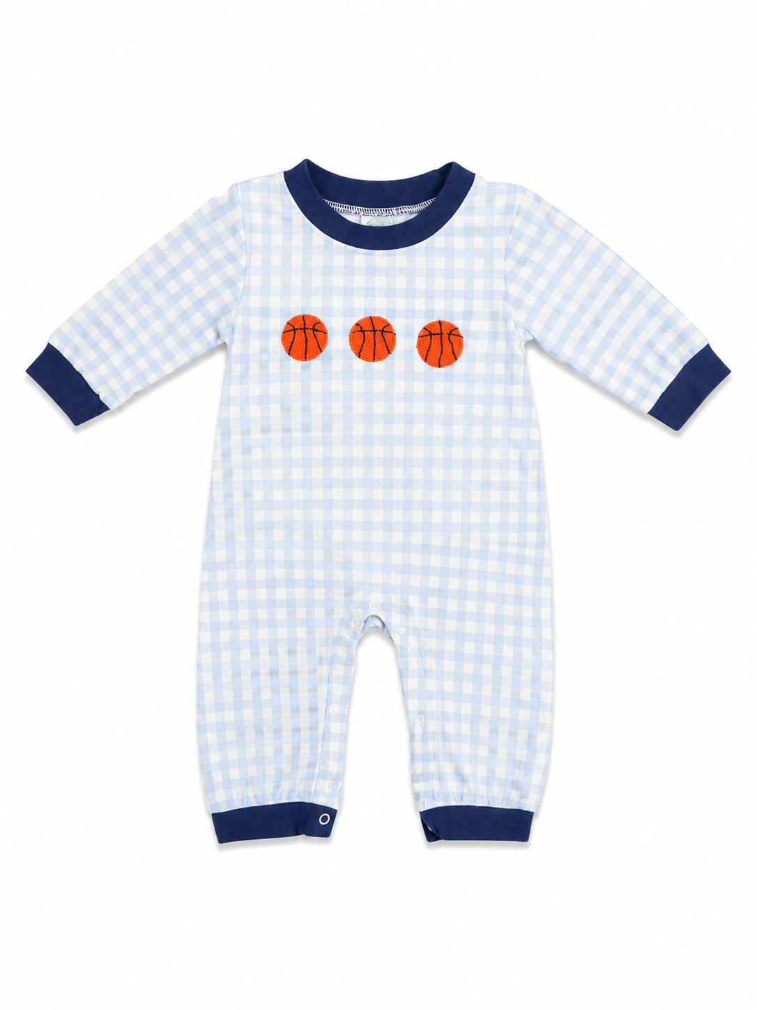 3M Classic Southern Smocks Basketball Long Romper