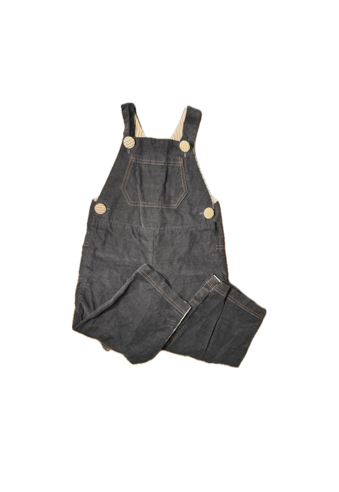 2 Hannah Kate Chocolate Cord Overalls