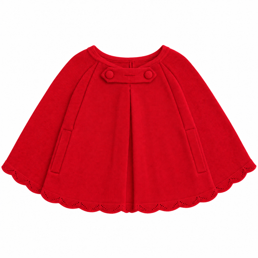 XS (12-24M) Lullaby Set Ruby Red Classic Cape
