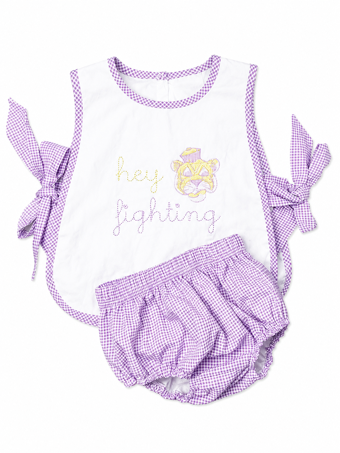 2 Sew Mine Hey Fighting Tigers Bloomer Set