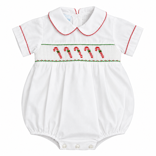 3M Petit Bebe Candy Cane Smocked Bubble