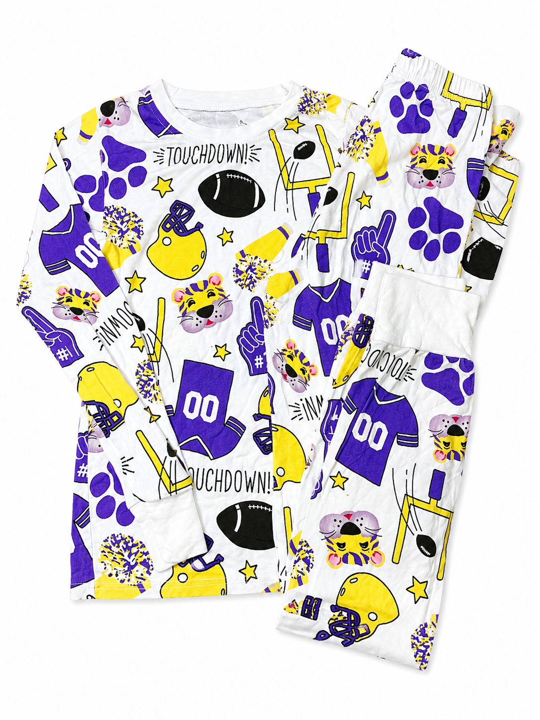 7/8 LSU Bamboo Pajamas