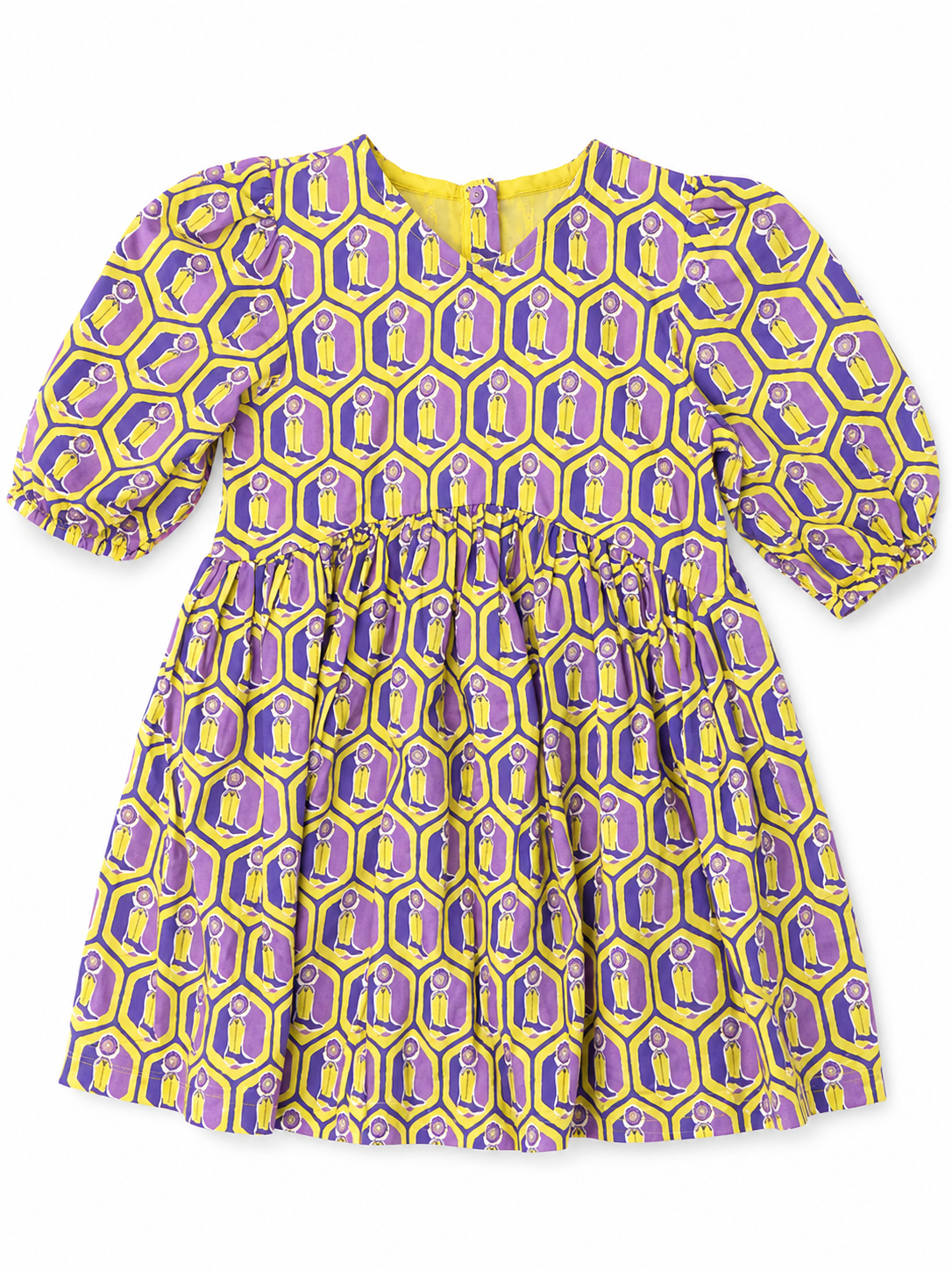 Britton Court Yellow Lotus Boots Dress