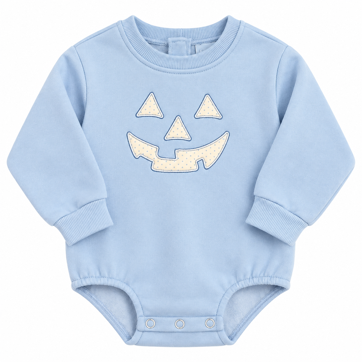 3T Stitchy Fish Jack o lantern Knit Bubble