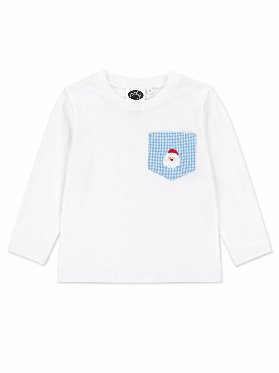 4T PBJ Santa LS Pocket Tee