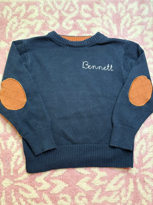 12m Bennett Navy Sweater