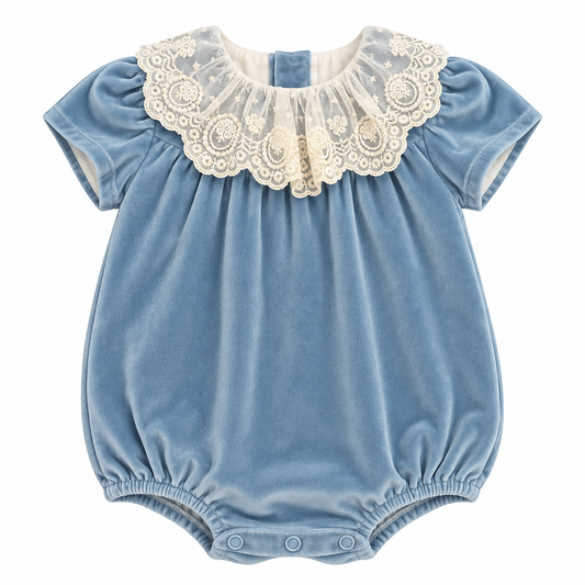 9M Luli & Me Blue Velvet Bubble
