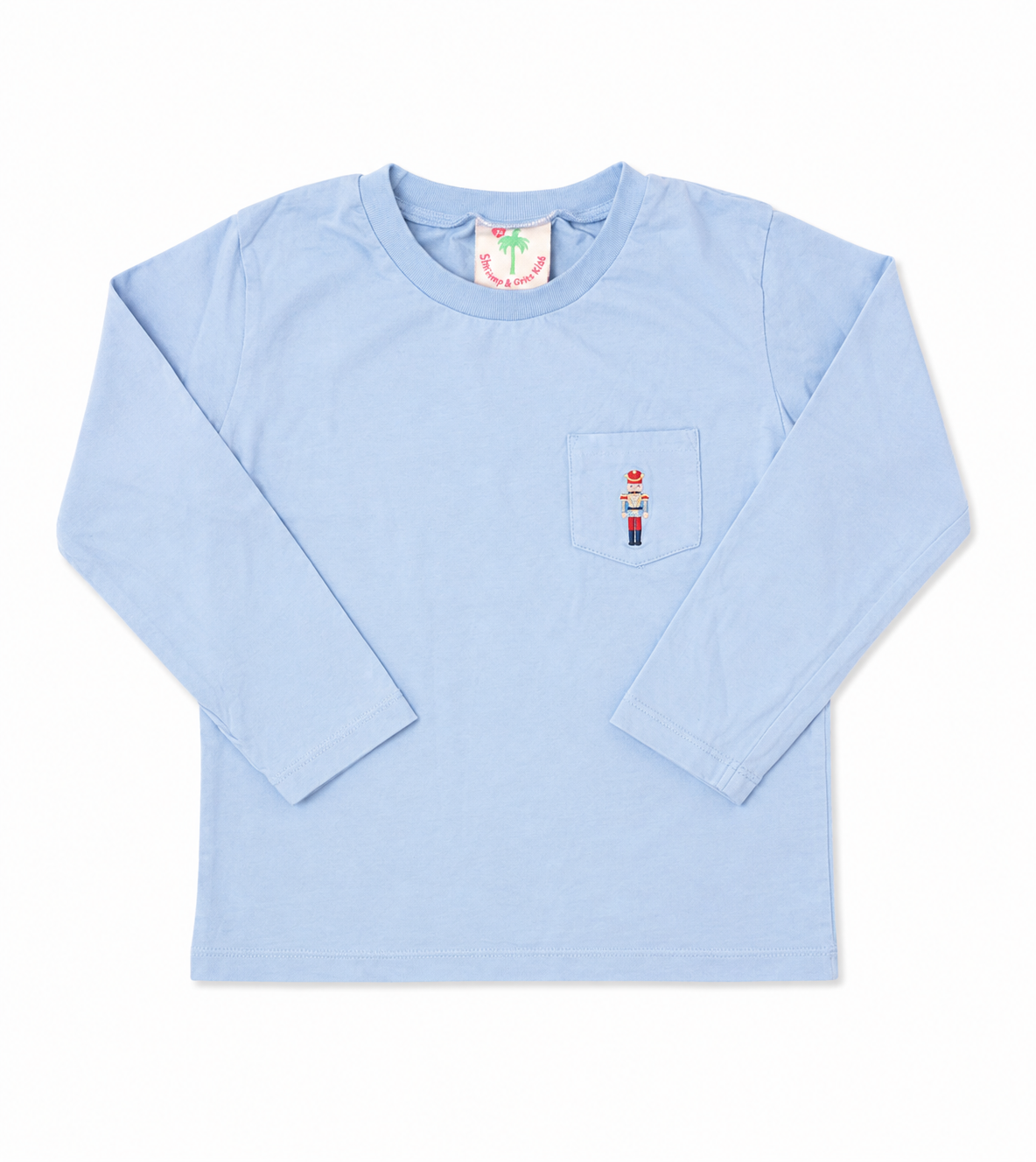 6 Shrimp and Grits Nutcracker Pocket Tee
