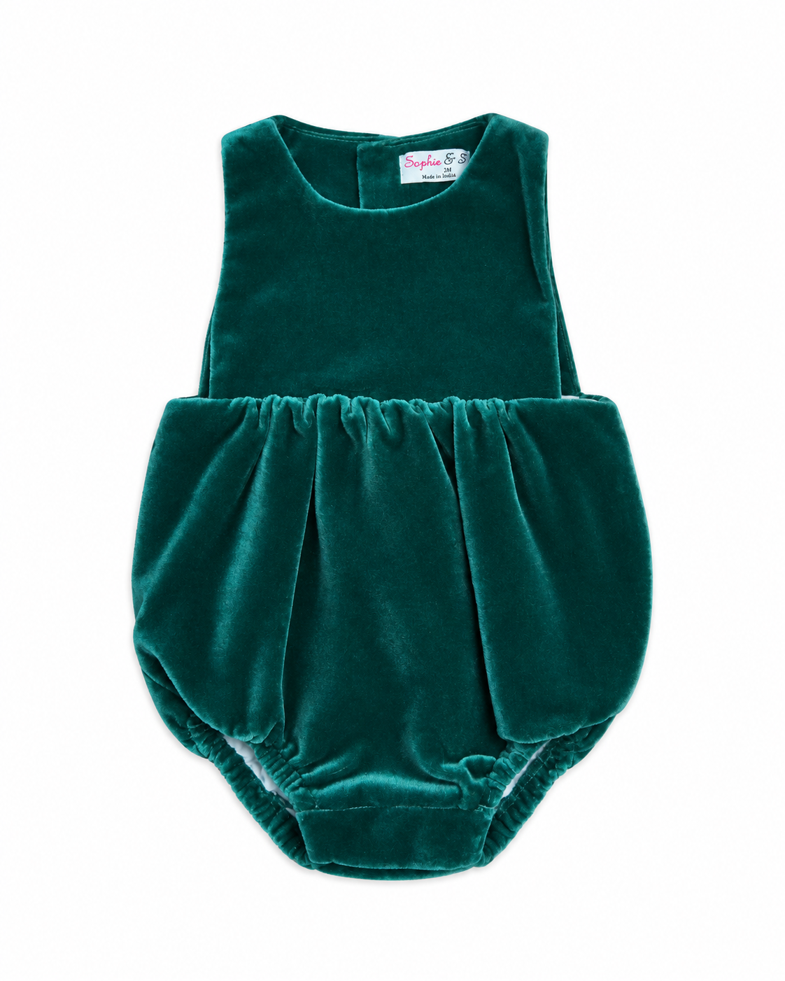 3M Sophie and Lucas  Green Velvet Bubble