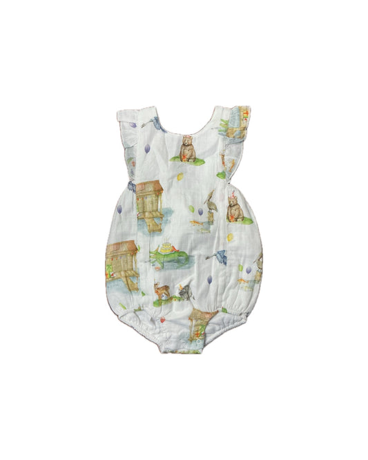 Nola Tawk Bayou Birthday Muslin Sunsuit