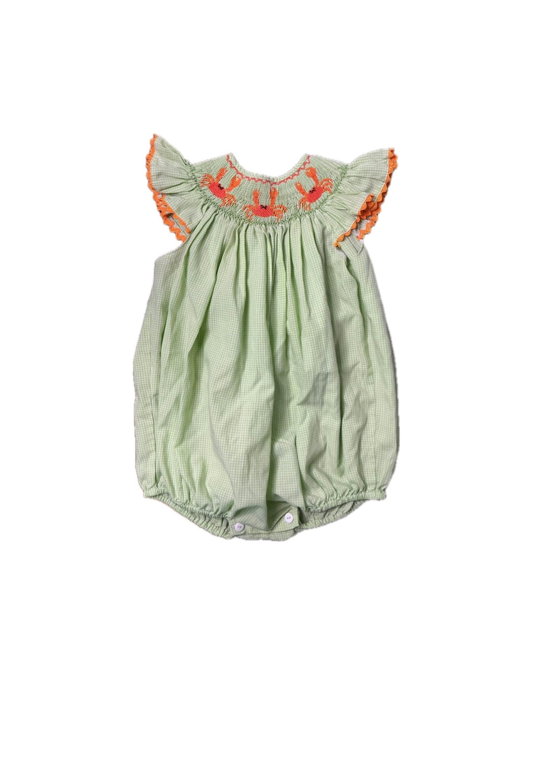 12M Mom and Me Smocked Crab Bubble