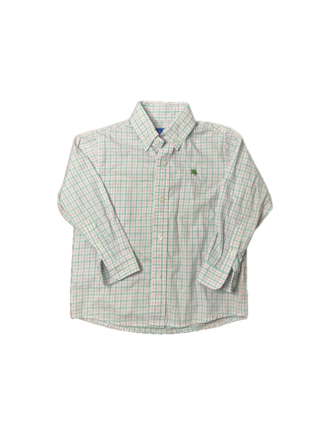 2T J. Bailey Pink/Blue Roscoe Button Down