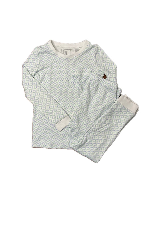 Lila and Hayes Apple Pajama Set