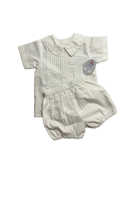 24M Baby Sen Front Pleat Bubble Short Set