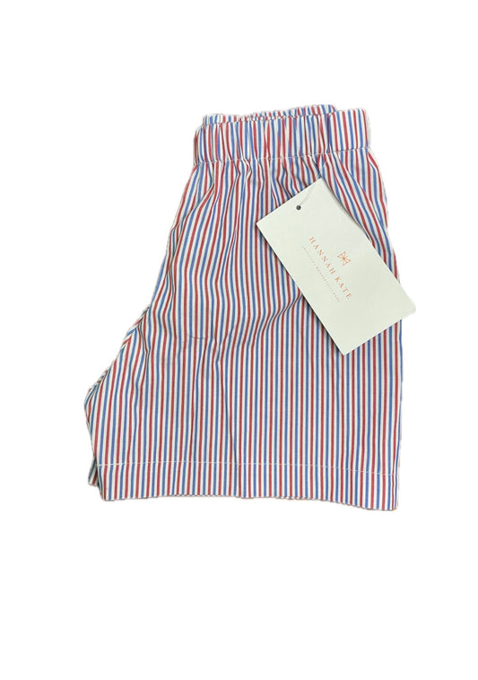 6 Hannah Kate Boy Shorts in Red\ Blue Stripe