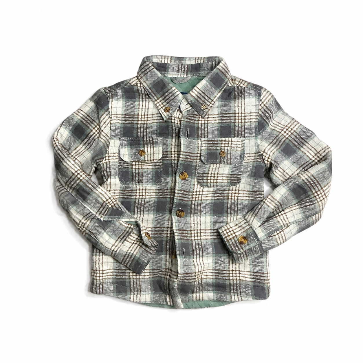 4T Properly Tied Cypress Shirt Jacket in Hemlock Plaid