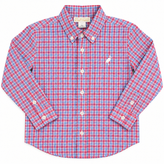 5 TBBC Dean's List Dress Shirt-Lawn Party Plaid