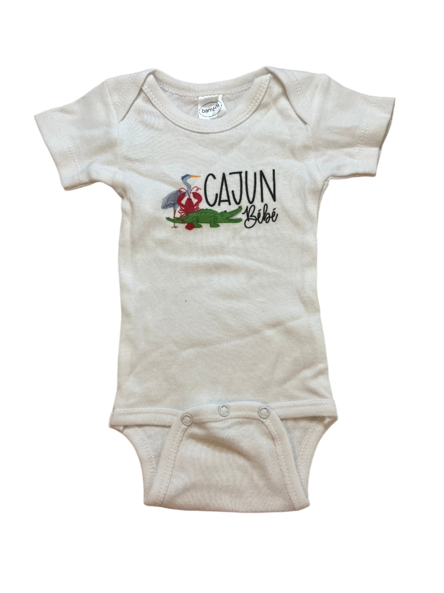 Sz NB Cajun Bébé Onesie