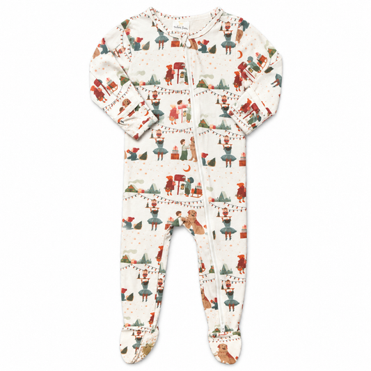 18-24M Velvet Fawn Tinsel Town sleeper