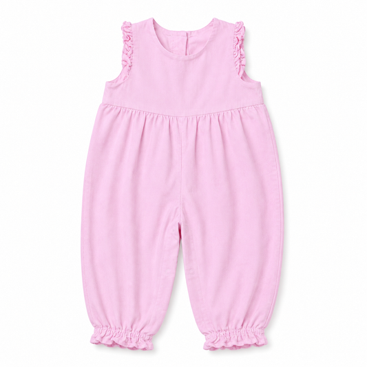 9M Banbury Cross Pink Cord Long Romper