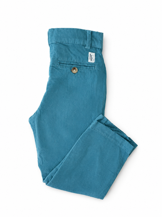 4 Little English Teal Cord Pants