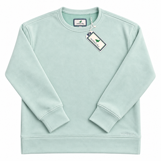 YM (10) Properly Tied Girls Keely Sweatshirt in Seafoam Suede