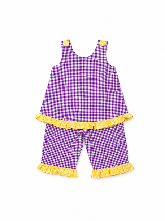 2T Cupcake Originals Purple/ Gold Swing back set
