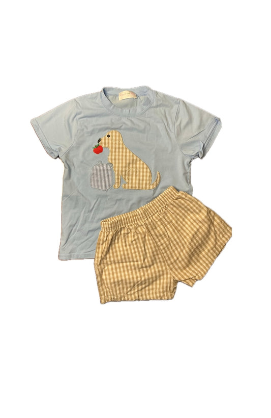 4T Cecil and Lou Puppy and Backpack Set