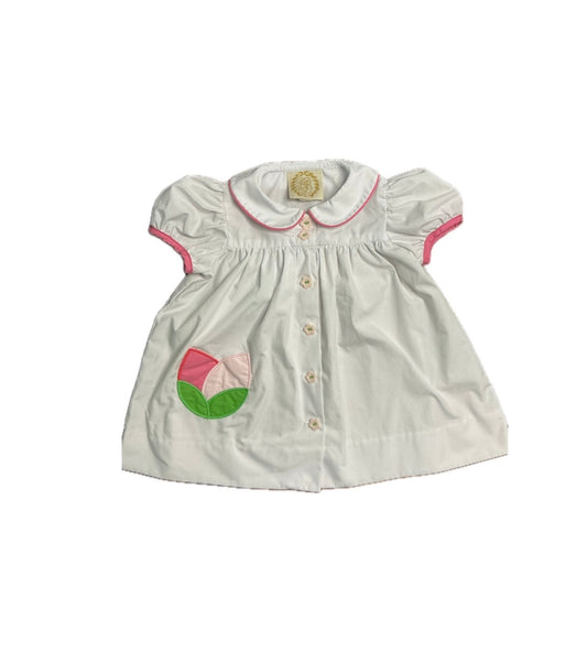 6-12M TBBC Tabitha's Teacher's Pet Worth Avenue with Tulip Dress