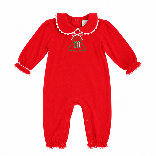 3M Southern Proper “M” Christmas Romper