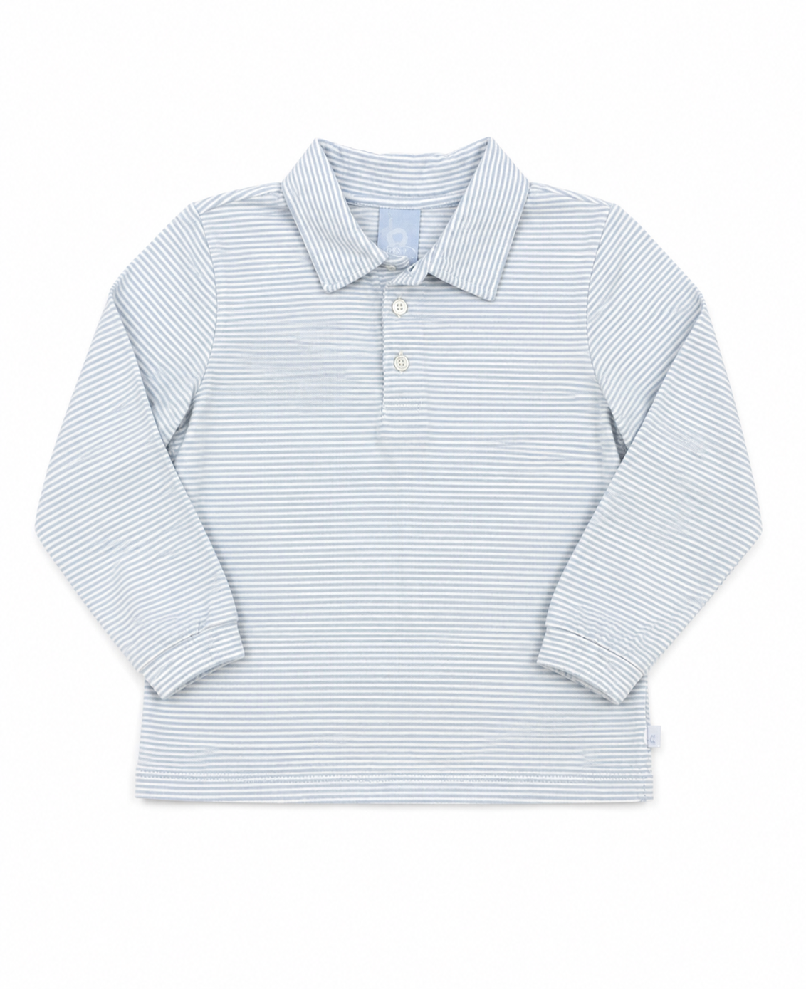 7 Bella Bliss Light Blue LS Polo