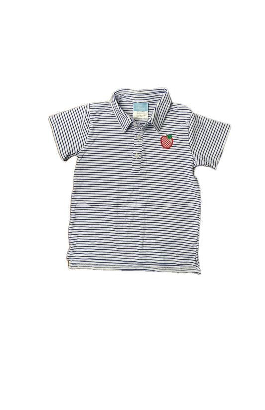 4T Classic Whimsy Apple Polo