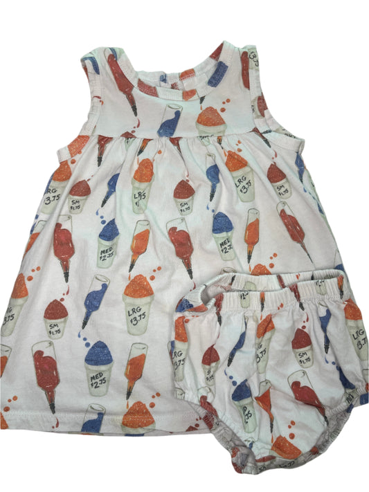 2T Lil’ Lagniappe Snowball Dress & Bloomer Set