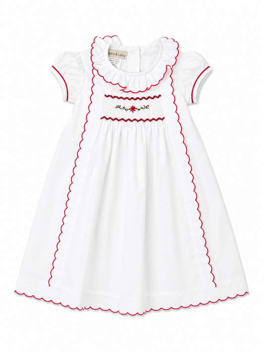 3M Marco & Lizzy Christmas Smocked Daygown