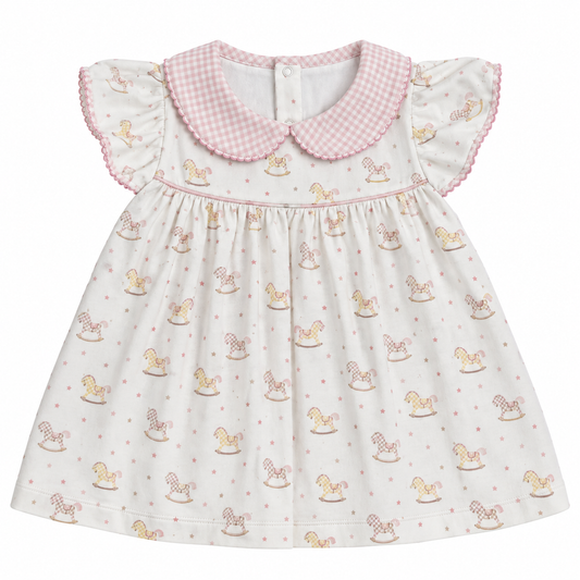 18-24M Baby Loren Rocking Horse Pima Dress